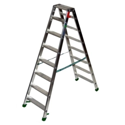 vendita online Scala doppia salita 7 gradini + pianetto modello dupla Scale per per pittori e imbianchini Facal